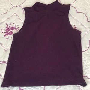 Purple H&M  crop top